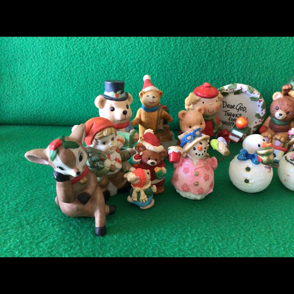 Bundle Lot Of Vintage Christmas Ornaments